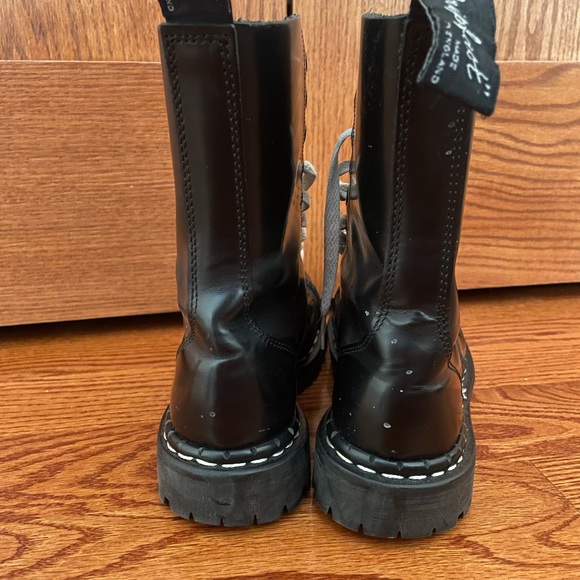 Gripfast 10 eye steel toe unisex UK size 5 boots black - Picture 2 of 6